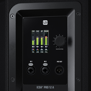 ICOA PRO 12 A LD Systems - Enceinte active 12 pouces avec Bluetooth et App 2000W 133dB