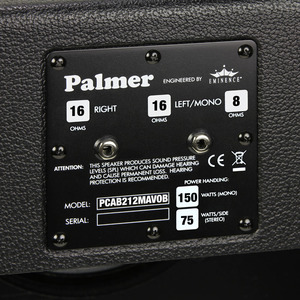 Palmer MI CAB 212 MAV OB - Baffle Guitare 2 x 12