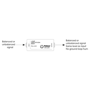 Palmer Pro PLI 01 - Boîtier d'Isolation Ligne 1 Canal