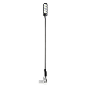 Adam Hall SLED 1 ULTRA XLR 4 A - Lampe col de cygne, connecteur coudé XLR 4 points , 4 LEDs COB