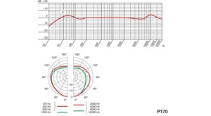 Micro studio statique AKG P170 cardioïde petit diaphragme