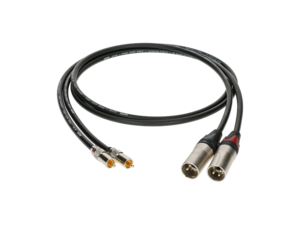 ALPM006 Klotz - Cordon suprême double RCA vers XLR Mâle Neutrik 60cm