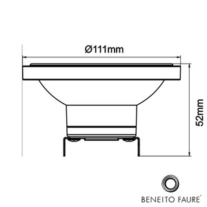 LAMPE AR 111 led 12V 13W 45° Blanc neutre 4000K