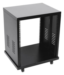 Armoire de rack 12U Roadinger en acier revêtement poudré