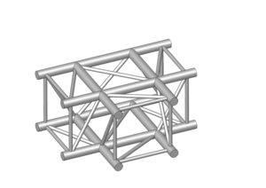 Structure T ASD 90 degrès 3 départs