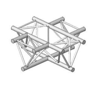 Angle 4D à 90 degres en structure aluminium ASD SX 390 triangulaire ASX4041