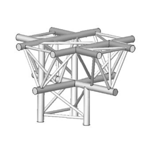 Angle 5D à 90 degres en structure aluminium ASD SX 390 triangulaire ASX4051