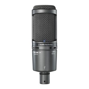 Microphone USB Audio-technica AT2020USB cardioïde 16bits 48kHz avec sortie casque