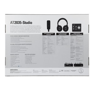 Pack studio Audio Technica AT2025-Studio avec casque M40x, carte son Audient Id4 et micro AT2035