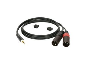 AY9-0100 Klotz Câble mini jack 3.5mm vers 2 xlr mâle 1m