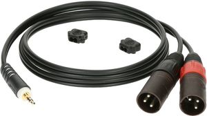 AY9-0200 Klotz Câble mini jack 3.5mm vers 2 xlr mâle 2m