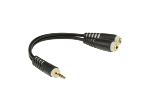AYB-4 KLOTZ adaptateur jack 3.5 male TRS (stéreo) vers 2 jack 3.5 femelle stereo 20cm