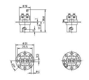 Douille Pour ampoules culot BA15D