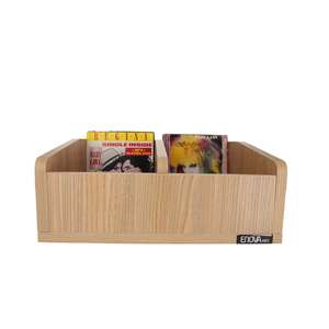 Vinyle BAC 45T BL Enova Hifi bac de rangement bois pour 120 45t vinyles