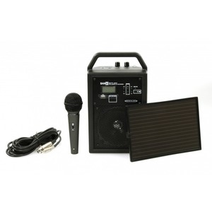 Système de sonorisation portable CHESLEY  BAM5 MP3 avec alimentation solaire
