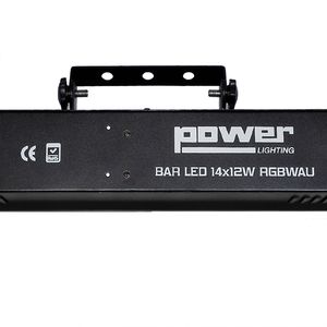 Barre Led Power Lighting 14 X 12W Hexa RGBWA + UV