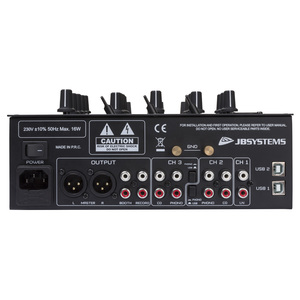Battle4-USB JB Systems - Mixage DJ 3 entrées + micro + USB