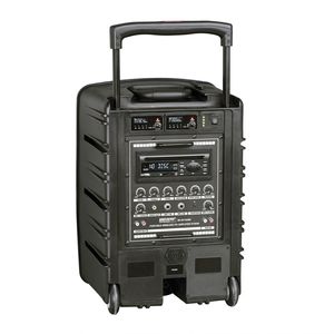 Sonorisation portable sur batterie Power acoustics BE 9610 PT ABS 2 micro + 2 HF