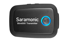 Système HF Saramonic Blink 500 B2 ultra compact 2.4GHz sur batterie Lithium 2 émetteurs 1 récepteur