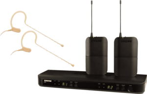 BLX188E-MX53-M17 Shure - Système HF double avec 2 micros omni tour d'oreille MX53