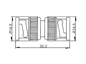Coupleur BNC Male