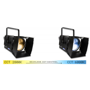 BT-Theatre 400TW Briteq - Projecteur fresnel Blanc variable 2800K à 6000K led 400W zoom motorisé 11 à 56°