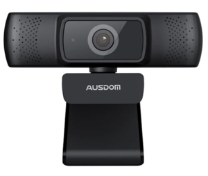 Webcam Full HD USB avec auto-focus pour visio conférence poste simple avec micro et enceinte intégré