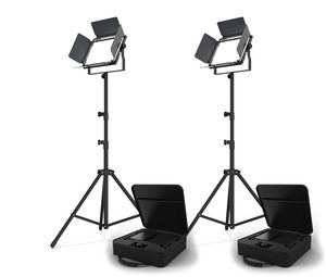 Cast panel Pack ChauvetDj 2 projecteurs led 40W CCT 2700K à 8000K avec pieds et housses