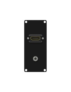 CASY152/B Caymon module avec fiche femelle HDMI & femelle jack 3.5mm