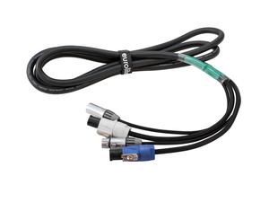 Câble Hybride DMX 5 Broches et Alimentation PowerCON – Longueur 3 m