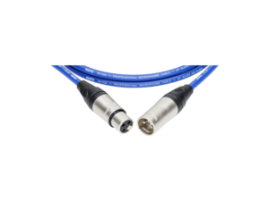 M1K2FM1000 Klotz Câble XLR audio Mâle femelle 10m bleu