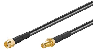 Câble d'extension RP-SMA pour antenne WLAN 2.4GHz et 5GHz 1m