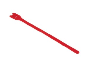 attache cable velcro rouge gros modèle 30cm X 2.5cm à scratch