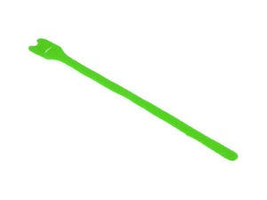 attache cable velcro vert gros modèle 30cm X 2.5cm à scratch