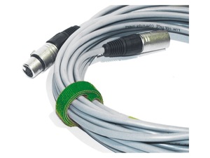 attache cable velcro vert gros modèle 30cm X 2.5cm à scratch