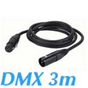 cable DMX 110ohms XLR 3 broches male Femelle 3 m