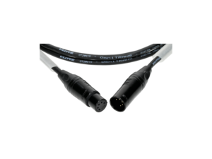 Câble DMX Klotz 110ohms XLR 5 broches male Femelle connecteurs noirs 1,50m