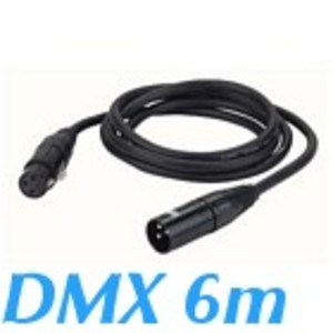 cable DMX 110ohms XLR 3 broches male Femelle 6m