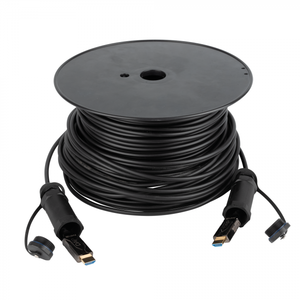 Câble Hdmi 2.1 8K  fibre optique blindé longueur 100m