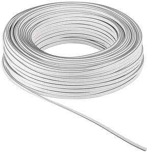 Câble Hp blanc 2x1.5mm2 blanc rouleau de 50m