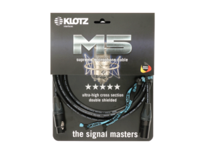 M5 Klotz - Câble XLR studio suprême double blindage connectique neutrik 10m