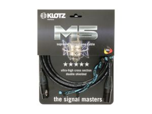 M5 Klotz - Câble XLR studio suprême double blindage connectique neutrik 1m