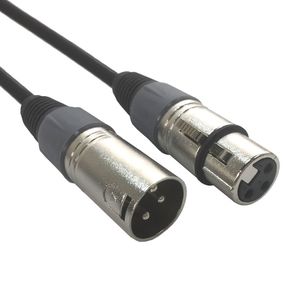 Câble XLR audio ou micro mâle femelle 15m repérage gris
