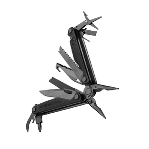 CHARGE + NOIR LEATHERMAN Pince multifonction 17 outils en acier avec étuis