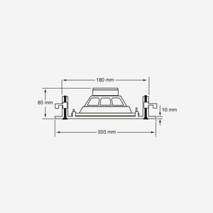 CHP520 - Haut parleur 100V audiophony CHP520 20W  blanc