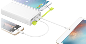 Chargeur sur batterie Powerbank 3 ports USB 20.000mAh