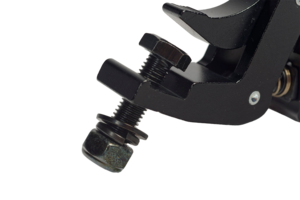 Clamp noir alu CMU 100kG pour tube 50mm adpatable 42 à 60mm