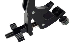 Clamp noir alu CMU 100kG pour tube 50mm adpatable 42 à 60mm