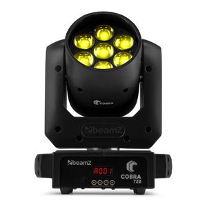 COBRA 720 BeamZ - Lyre Wash 7 led 20W RGBW zoom 8 - 50°