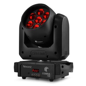 COBRA 720 BeamZ - Lyre Wash 7 led 20W RGBW zoom 8 - 50°